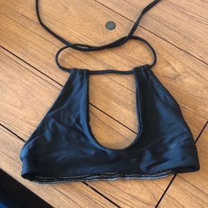 Free People keyhole bikini top